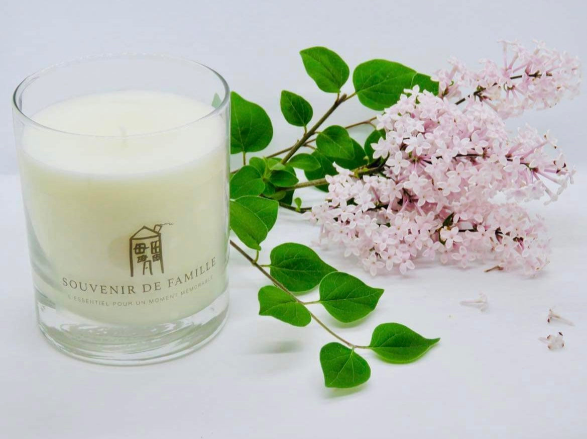 Chandelle de soya - Lilas