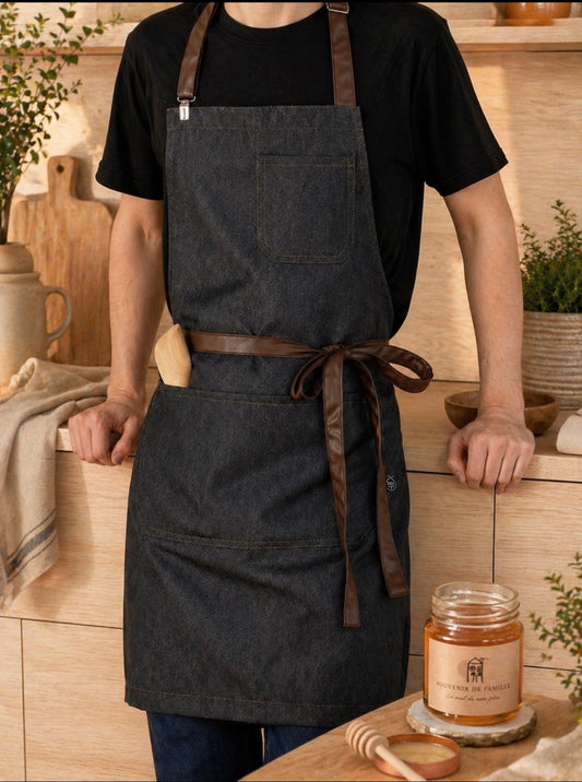 Tablier denim pour homme